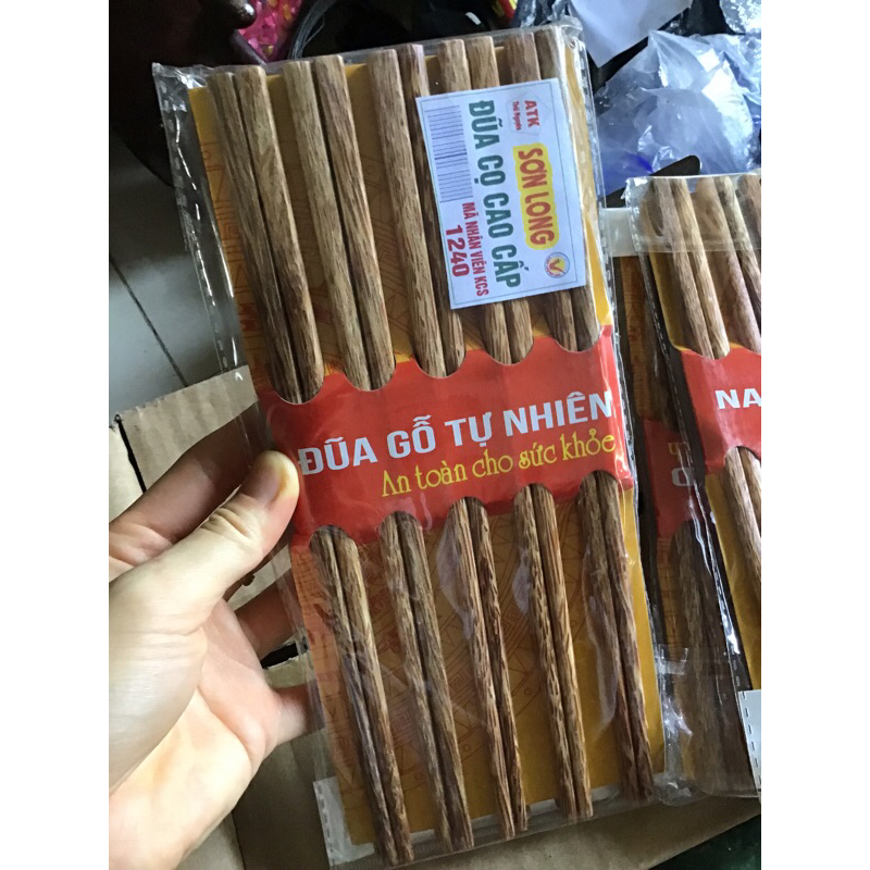20 đôi đũa gỗ cao cấp - đũa gỗ tự nhiên an toàn sức khoẻ