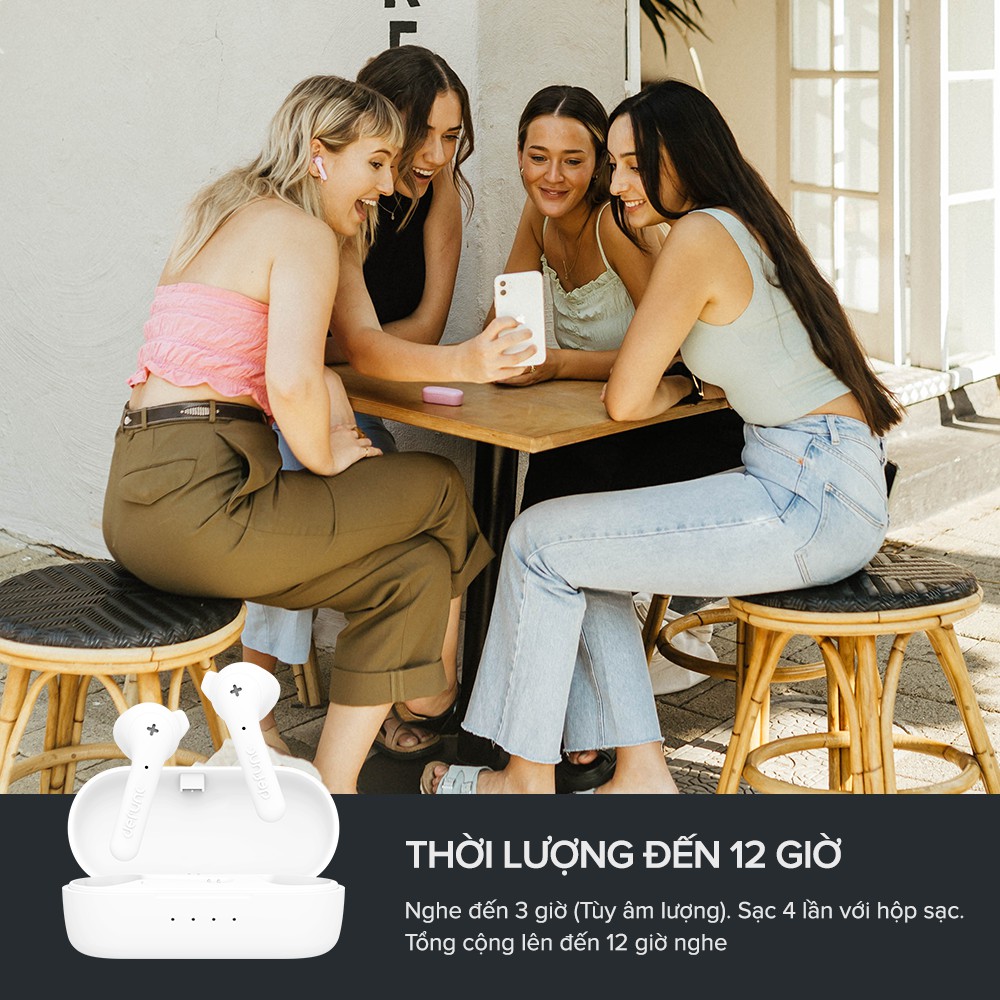 [FreeshipMAX] Tai Nghe Bluetooth Không Dây True Wireless Defunc True Basic BT 5.2, Cảm Ứng, Kháng Nước IPX4, Pin Lên Đến 22H, Màu Sắc Thời Trang - Chính Hãng ?Bảo Hành 12 Tháng