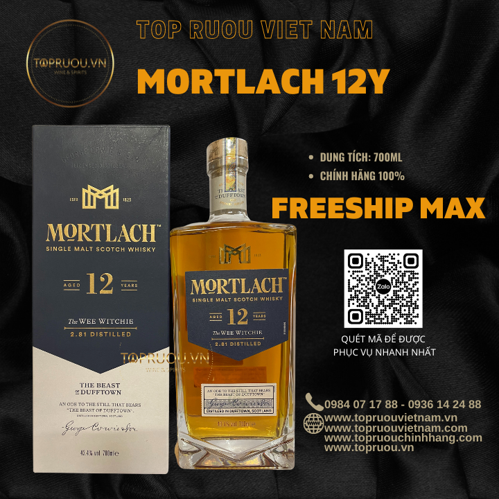 [CHINHHANG][TOPRUOU.VN] Mortlach 12 700ml