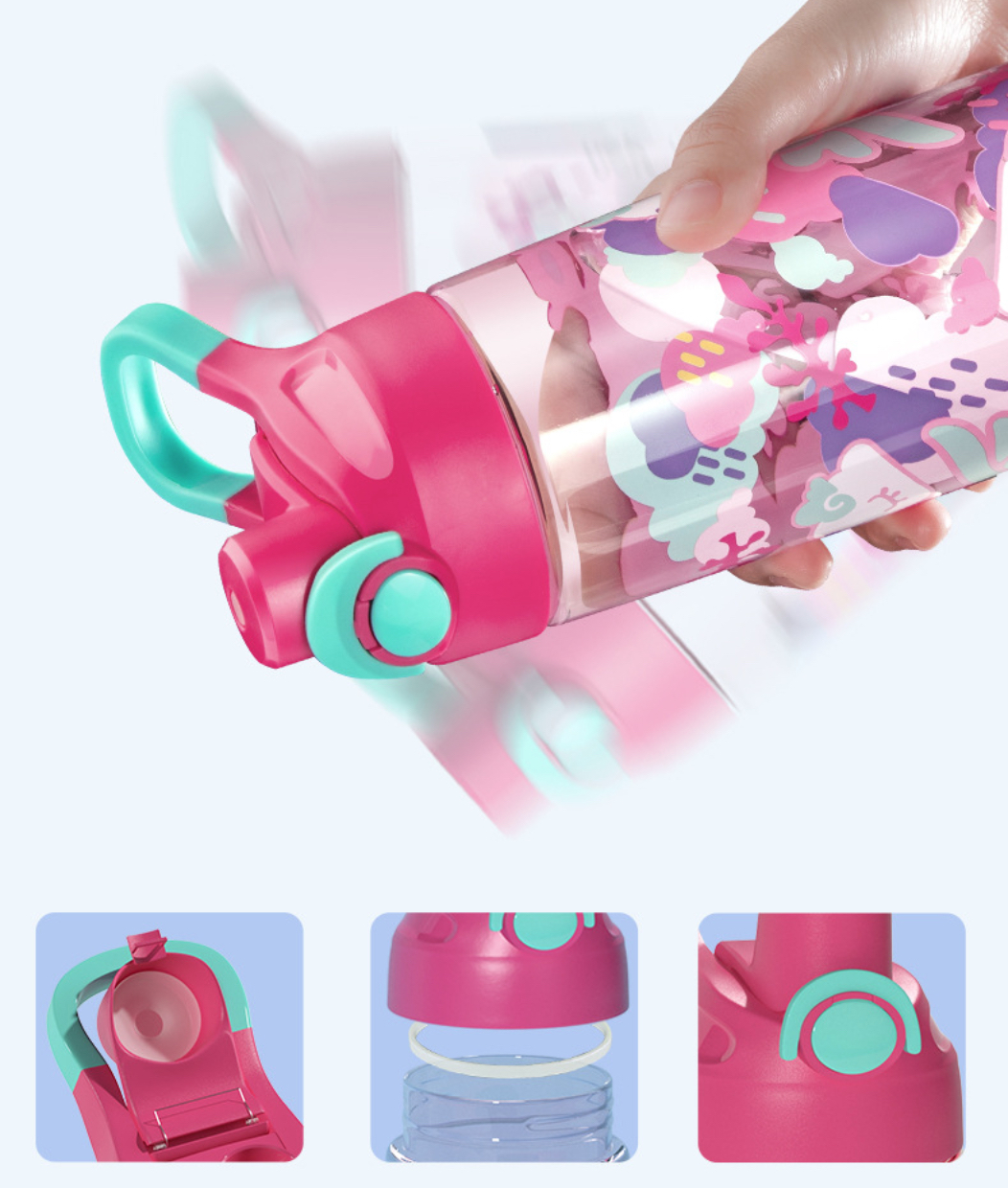 Bình Nước Cho Bé UEK Cao Cấp 460/670ml