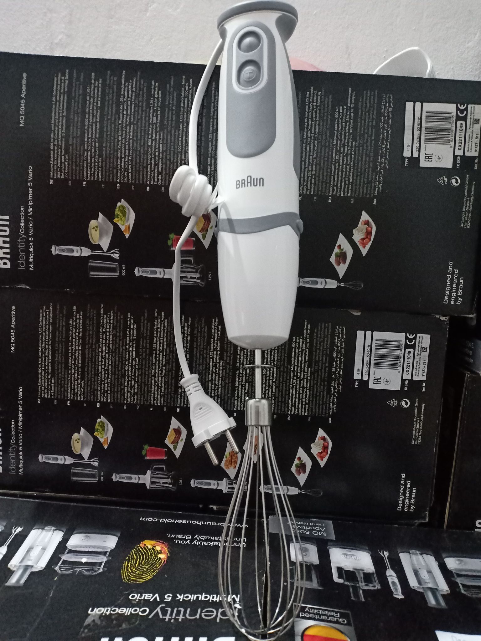 Que đánh trứng máy xay Braun