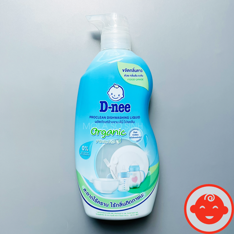 Combo 3 túi nước rửa bình sữa Dnee Thái Lan 550ml cho bé
