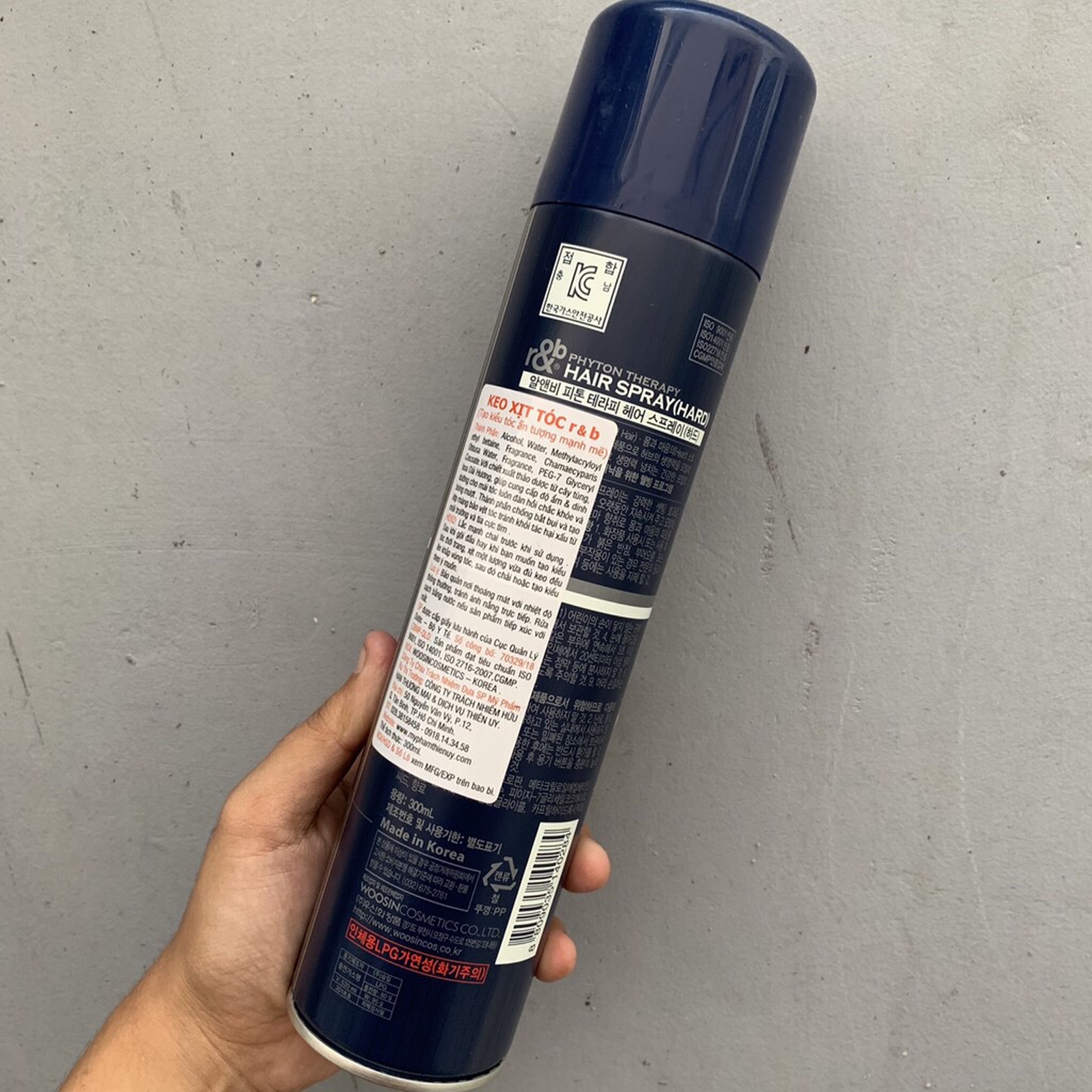 [HCM]Keo xịt tạo kiểu tóc r&b 330ml