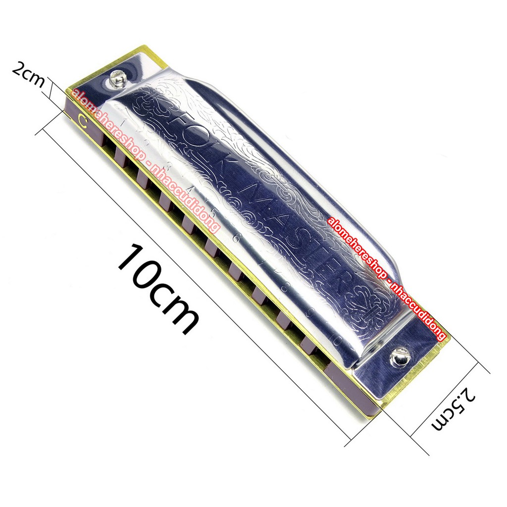 Kèn harmonica Suzuki Folk Master 1072 key C