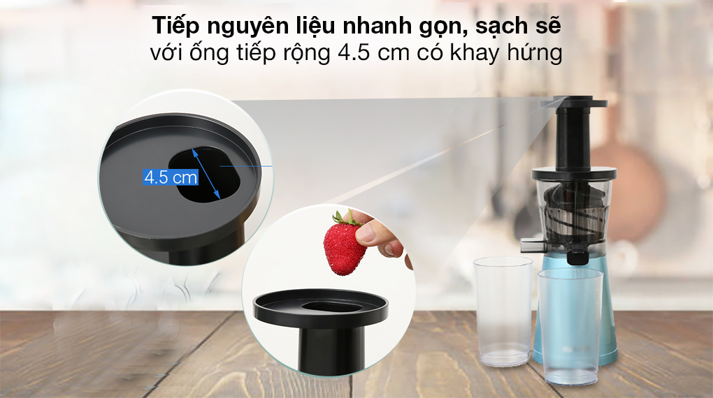 Máy Ép Trái Cây Tốc Độ Chậm Kalite KL-530 [ GIAN HÀNG UY TÍN][HÀNG CHÍNH HÀNG]