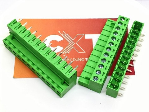 Cầu đấu nối 5.08mm 12p chân cong