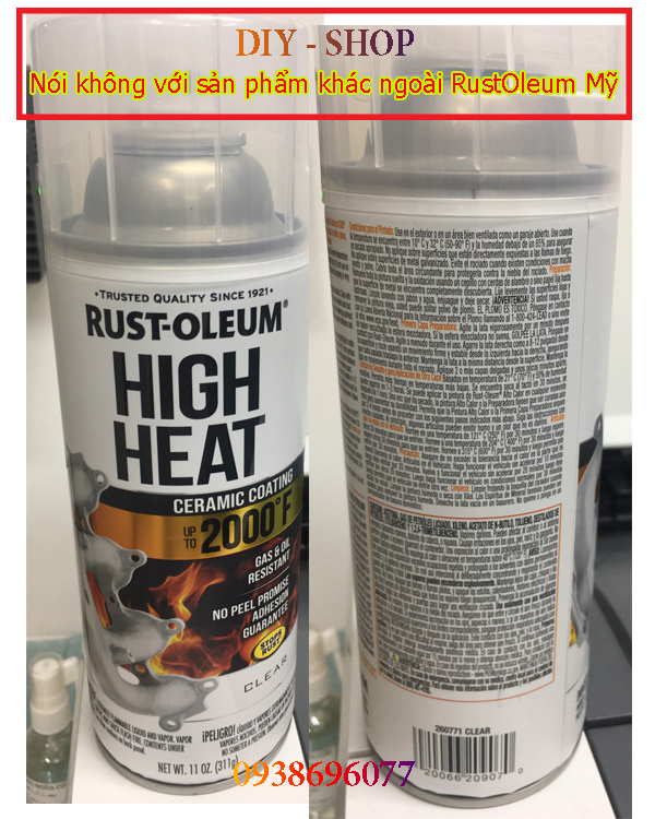Sơn Chịu Nhiệt Độ Cao - High Heat 1093°C ( Sơn chịu nhiệt cao cấp đến từ Mỹ )