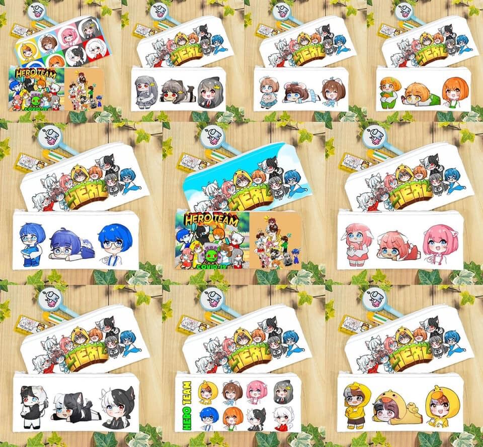 Ví bút hero team / hộp bút hero team