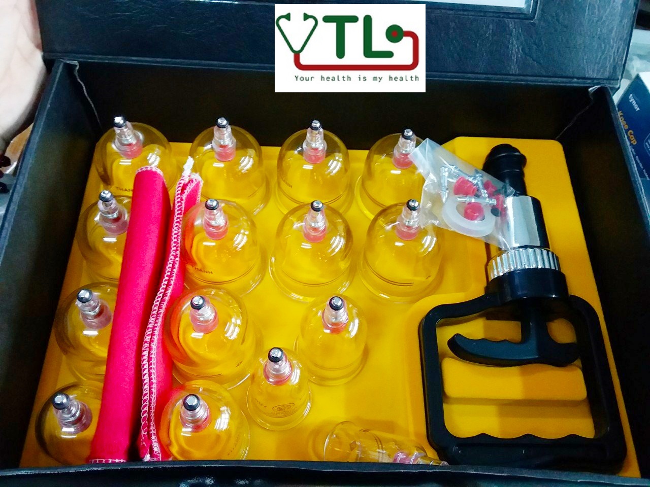 Bộ Giác hơi không dùng lửa Duy Thành Đen YGH02 ( 15 ống)