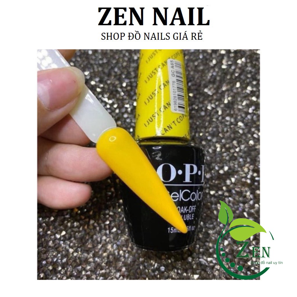 Sơn gel OPI vàng 15ml - màu sơn quốc dân
