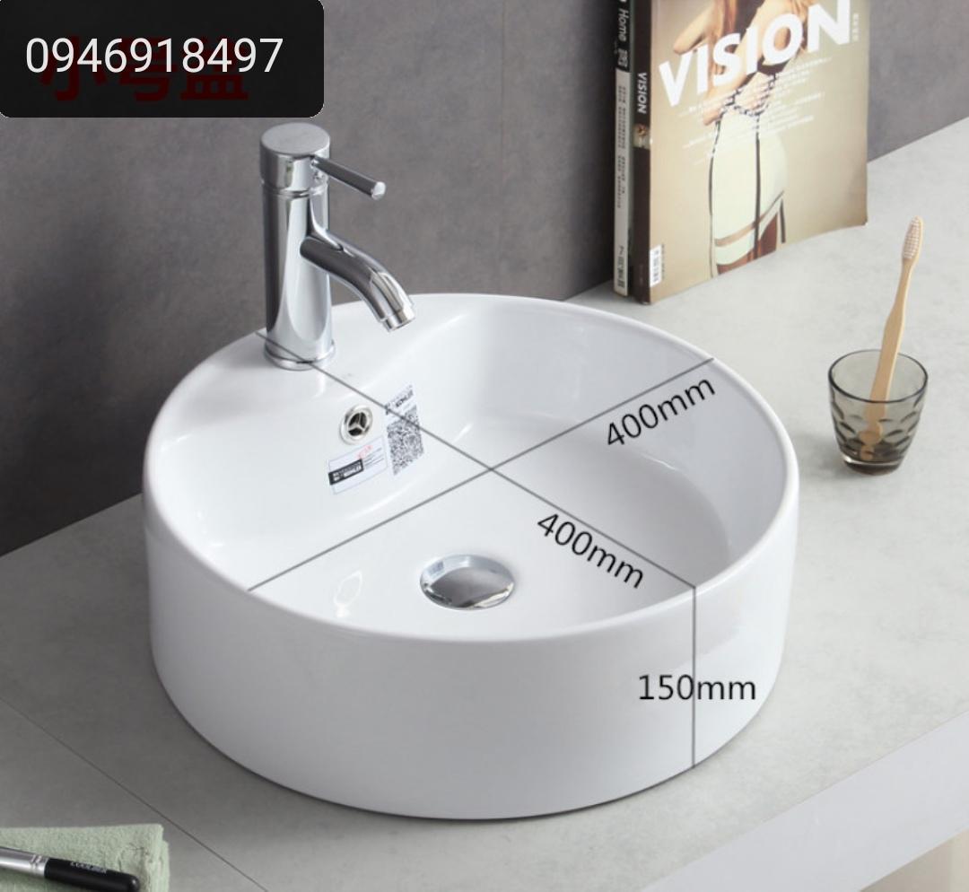 chậu lavabo đặt bàn đá