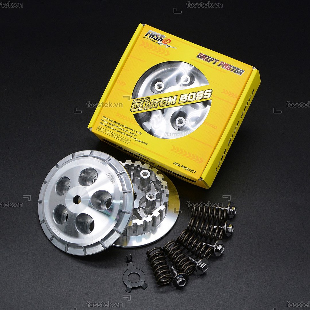Bộ nồi 5 lò xo Fasstek Racing Clutch Boss xe máy  Exciter 150