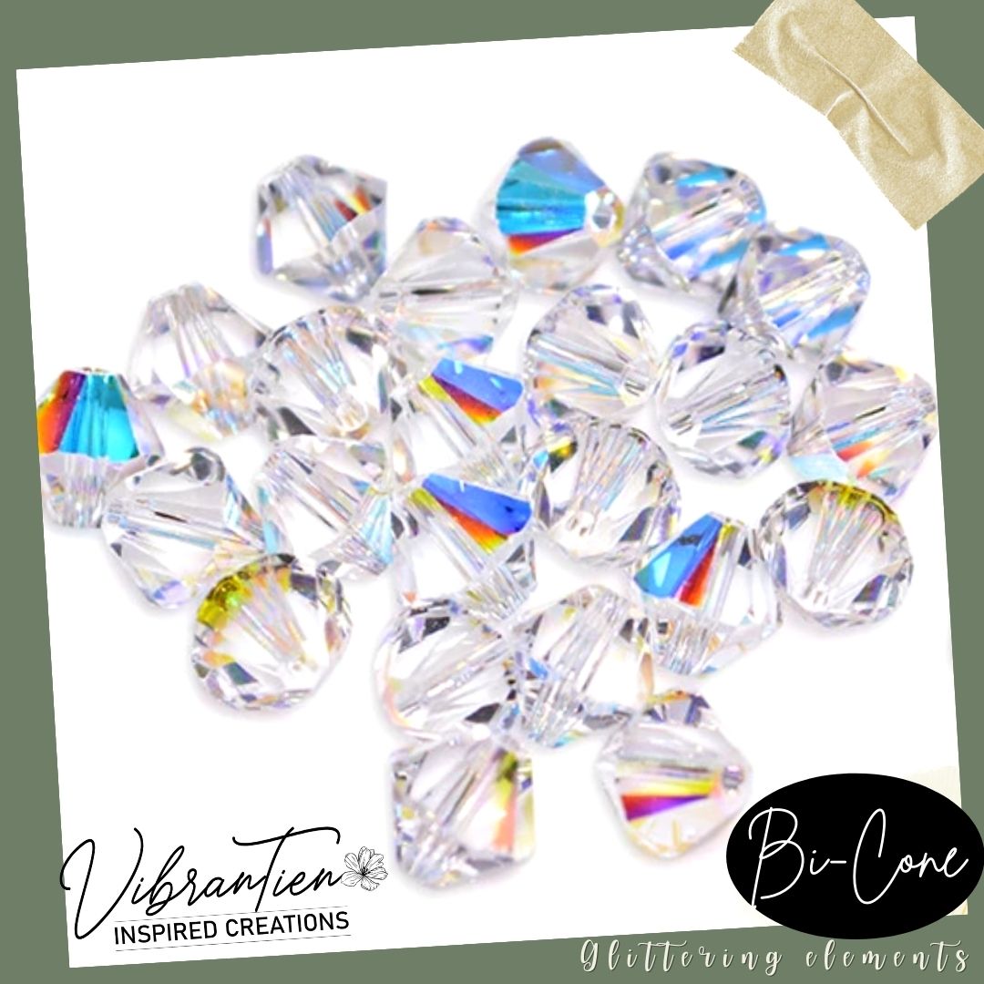 Combo Pha lê Swarovski nón 3mm/4mm/6mm/8mm/10mm