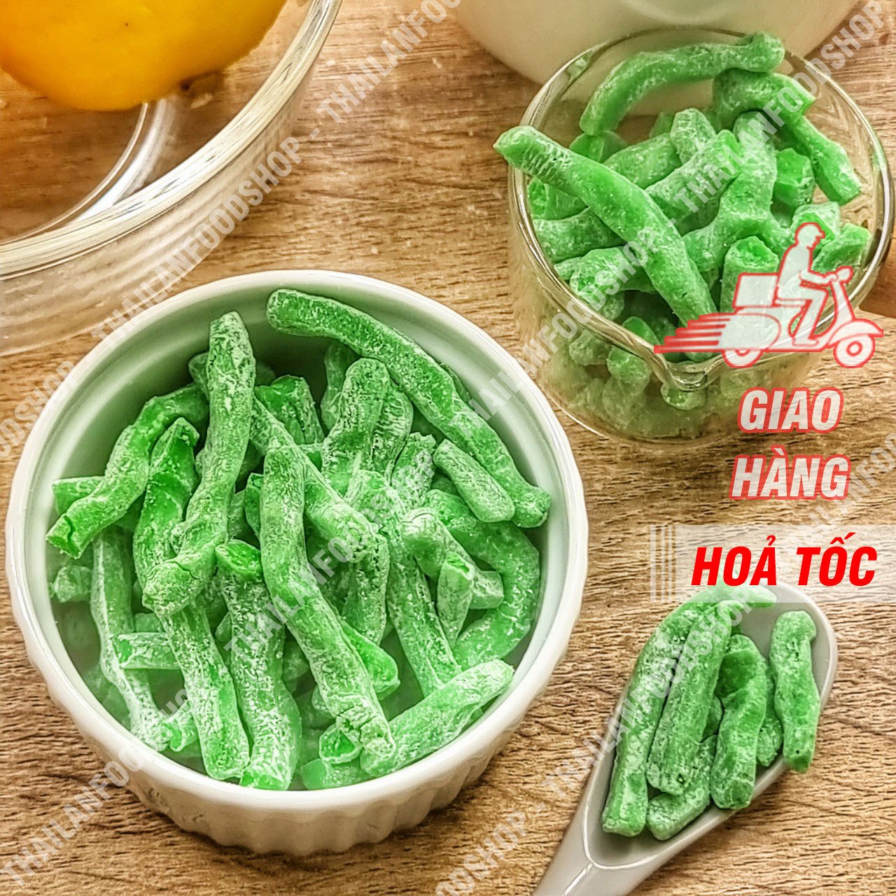 Bánh lọt lá dứa khô - túi 1kg