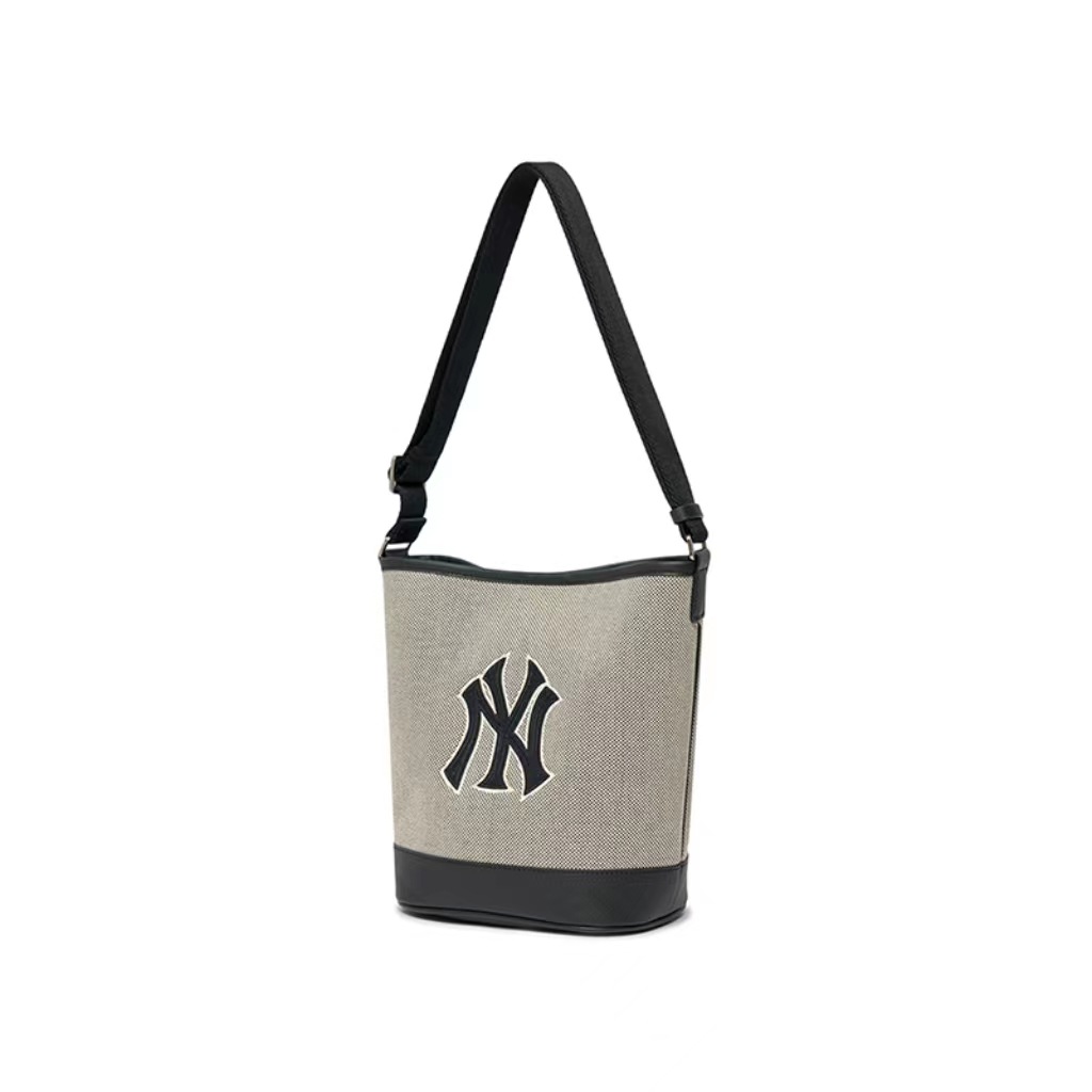 Hàn quốc mlb túi tote vải bố kiểu mới ny túi xách yankees đeo chéo màu tương phản túi đeo vai