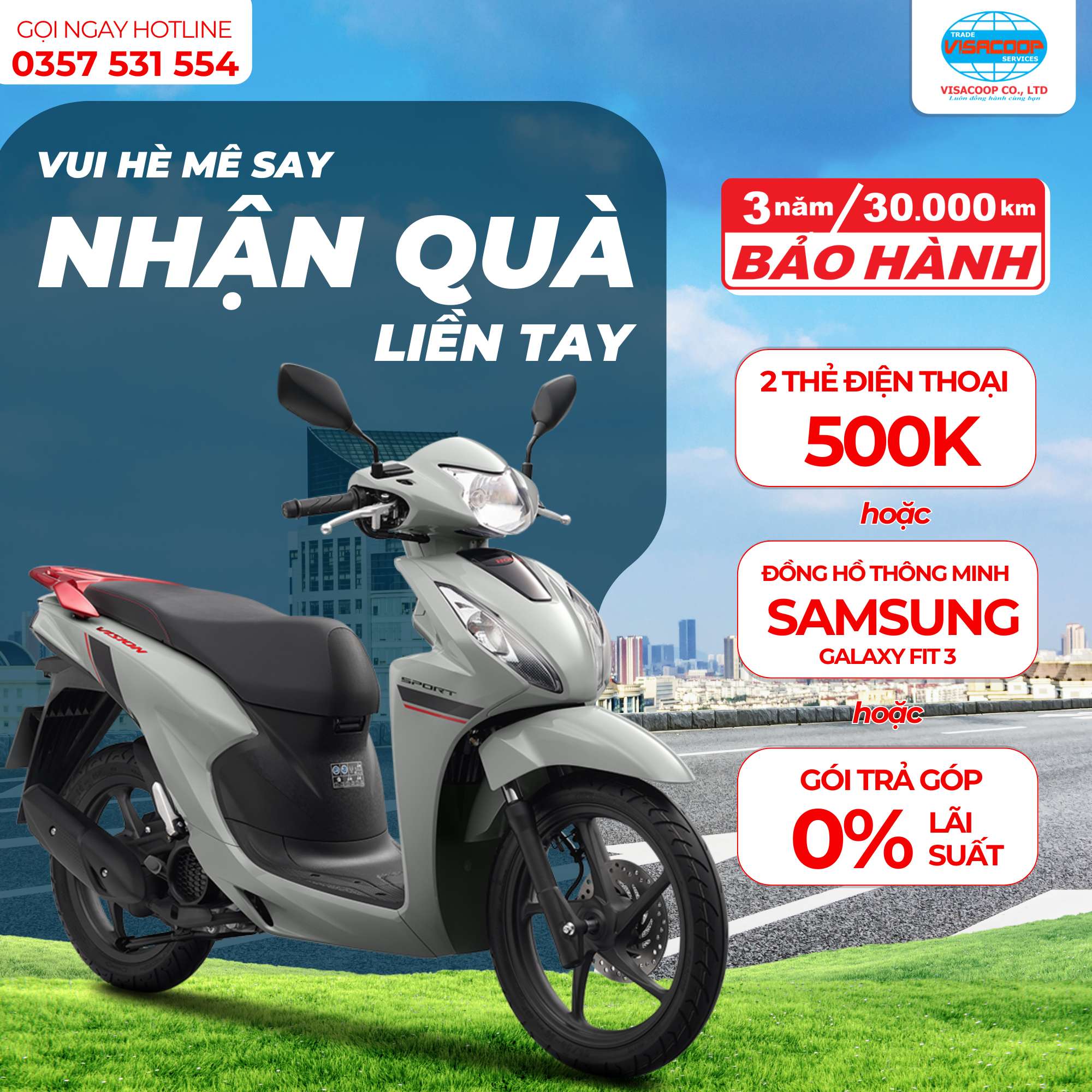 Xe máy Honda VISION 2025 phiên bản Thể thao