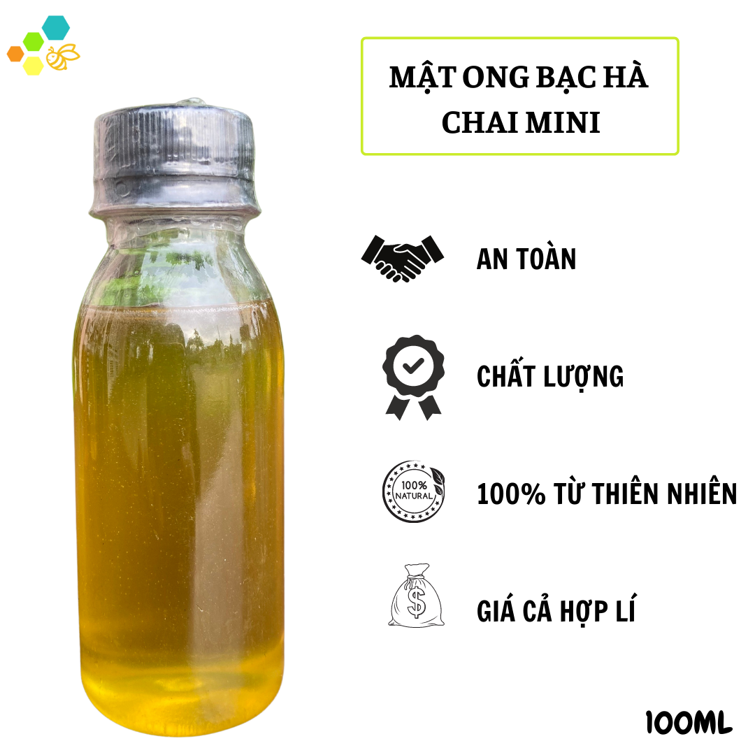 Mật Ong Bạc Hà Mini/ Chai 100ml