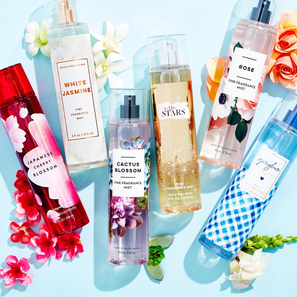[Bản Mỹ] Xịt Thơm Cơ Thể Bath & Body Works Body Mist 236ml