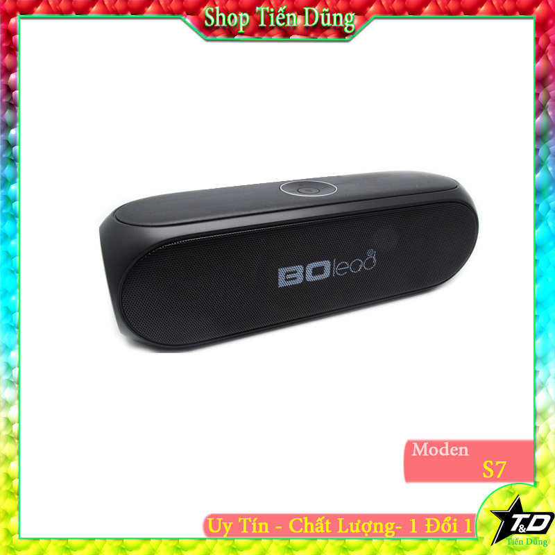 Loa bluetooth Bolead S7 tích hợp USB Thẻ nhớ Loa bluetooth cao cấp Bolead S7 -Âm thanh tuyệt vời Pin 2000mAh công suất 10W