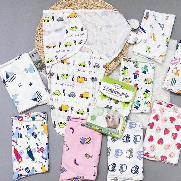 [Hoàn tiền 6%]Ủ kén cho bé sơ sinh- 7kg cotton Swaddle