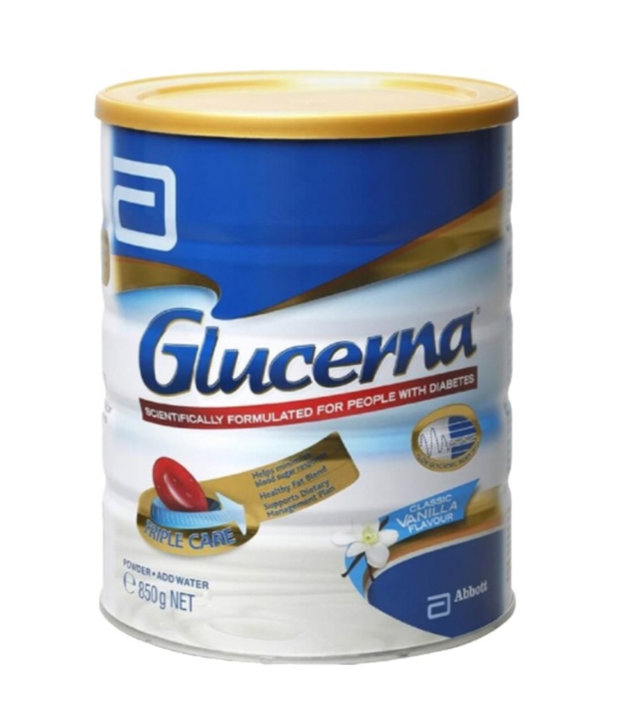 [HCM]Sua bột Abbott GLUCERNA HƯƠNG VANI 850G (DÀNH CHO Nguoi Tieu duong))