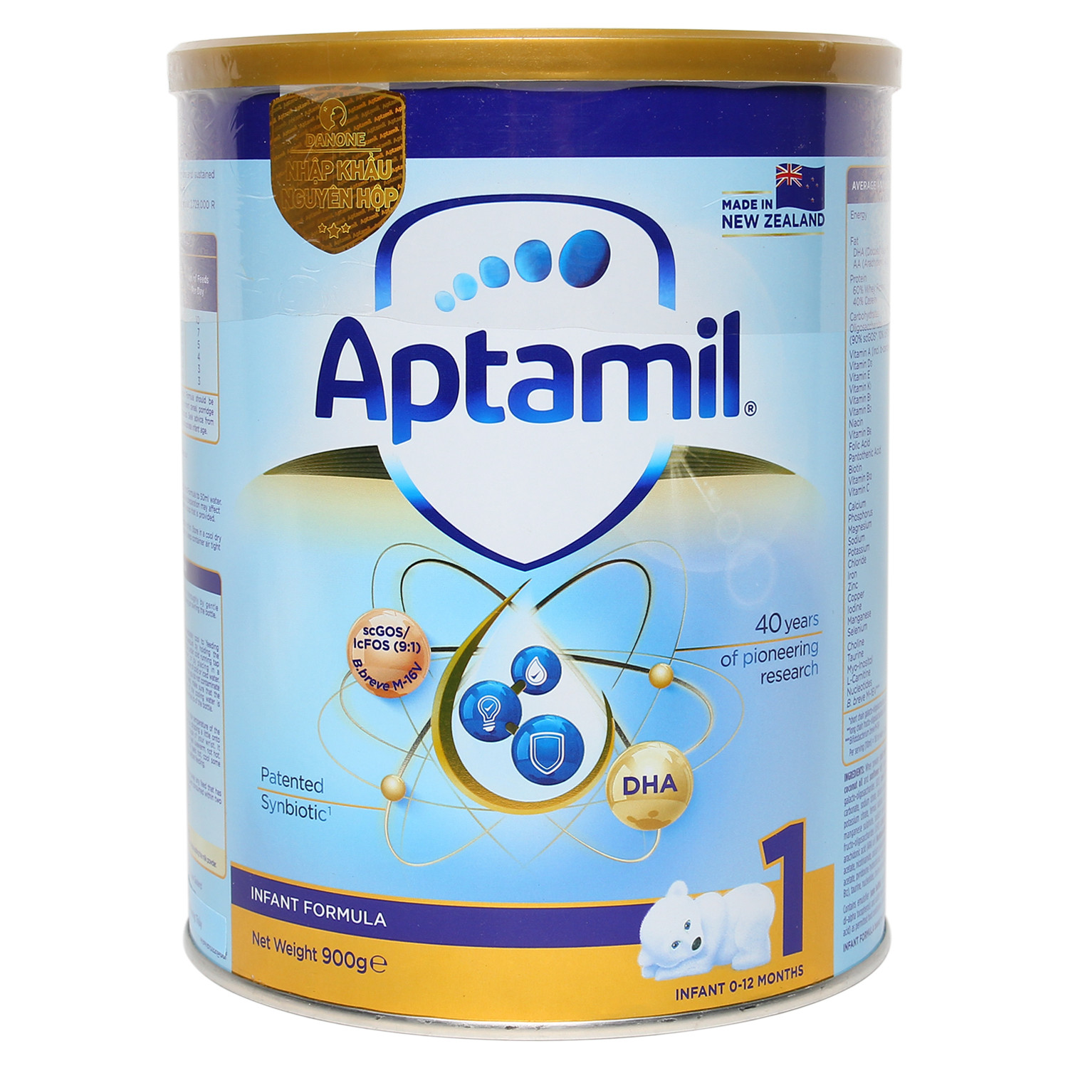 Sữa aptamil new zealand số 1 900g