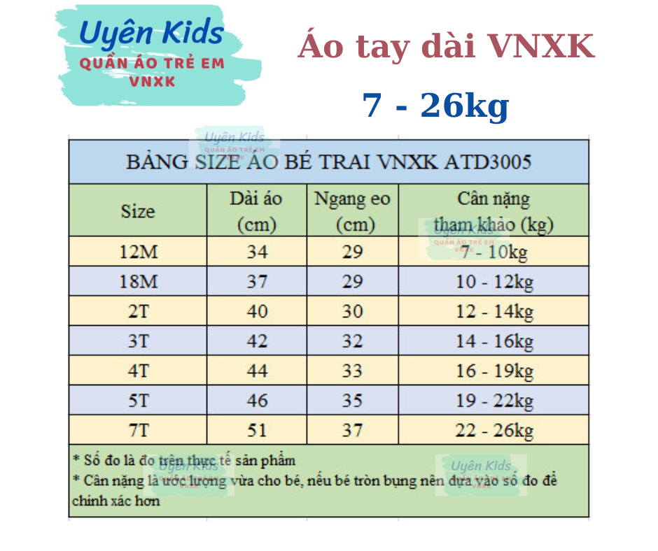 Áo tay dài Jumping VNXK bé trai bé gái