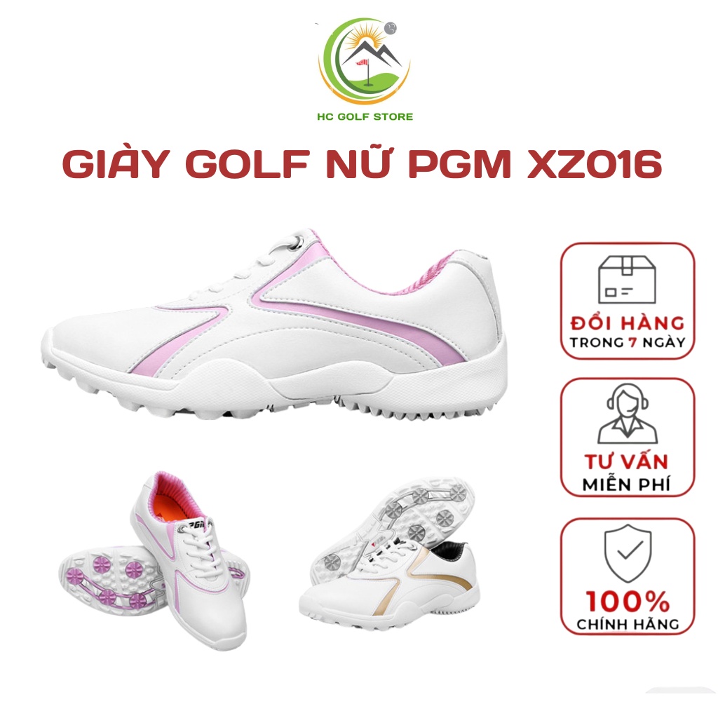 Giày golf nữ PGM XZ016 hàng chính hãng siêu bền đế đinh chống trơn trượt