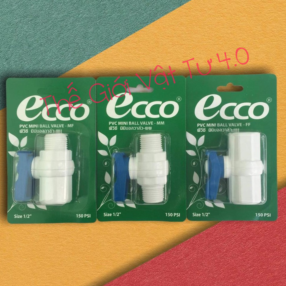 Van nước Ecco 2 đầu ren nhập khẩu từ Thái Lan ( Hàng chính hãng )