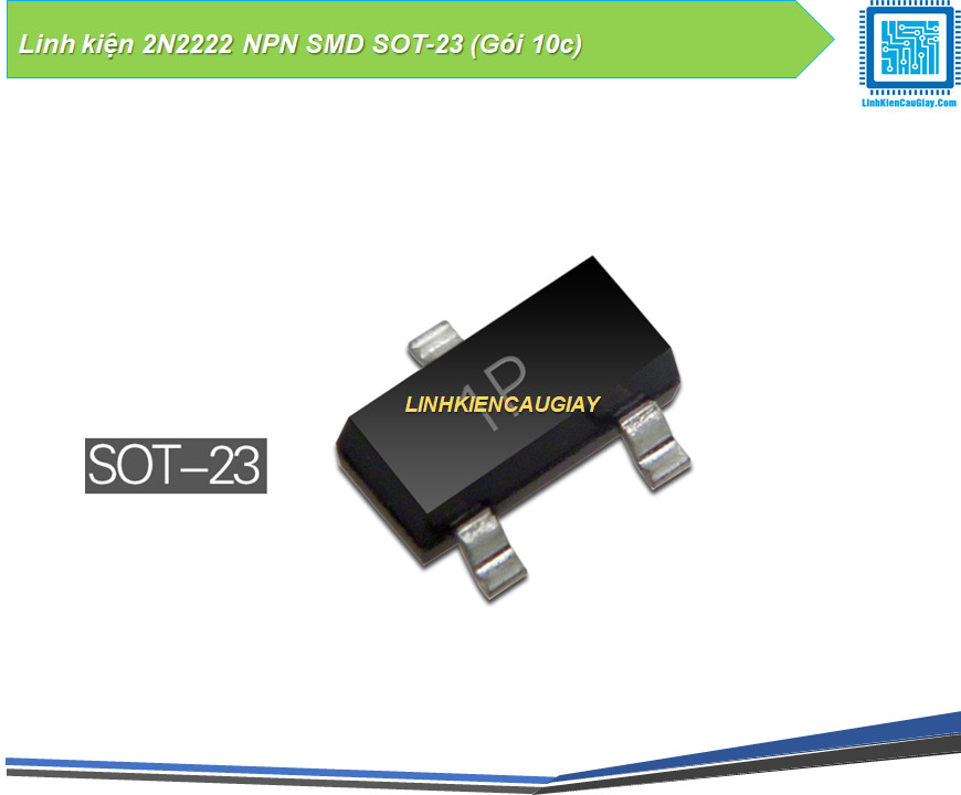 Linh kiện 2n2222 npn smd sot-23