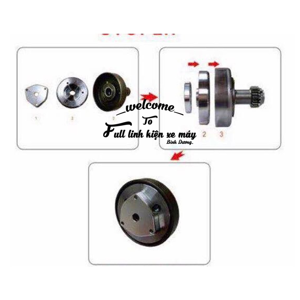 Tạ Khóa Nồi Dream Wave Lên Côn Tay