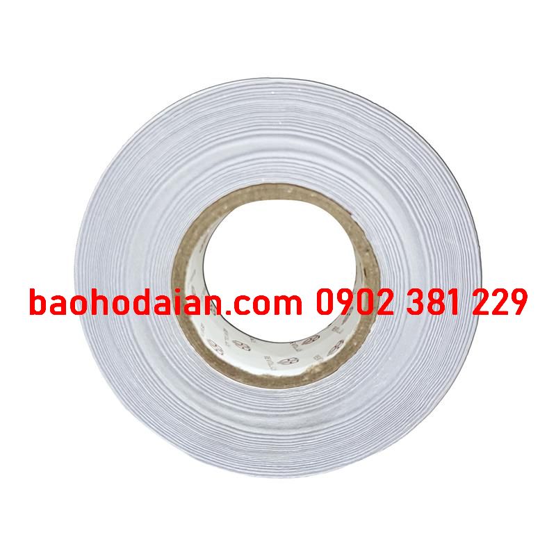 Băng keo dán phản quang trắng đỏ - 5cm x 45m