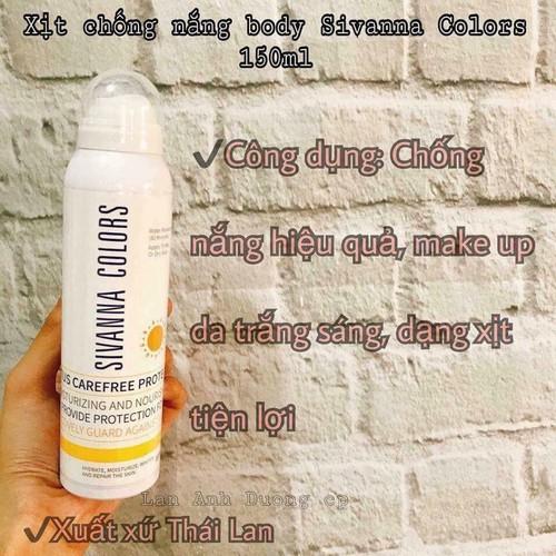 XỊT CHỐNG NẮNG SIVANNA COLORS 2IN1