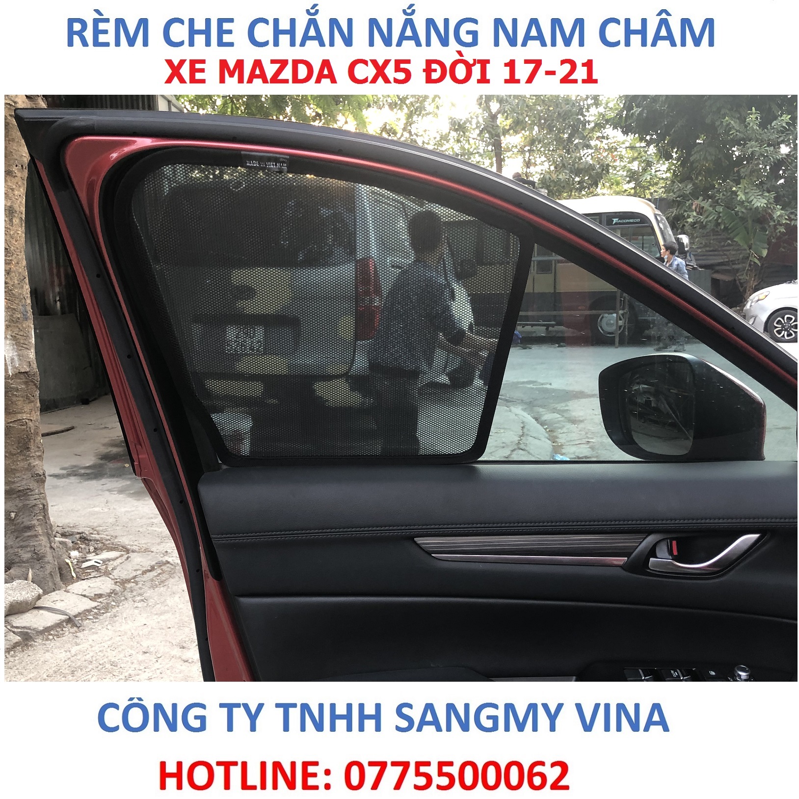 rèm che chắn nắng nam châm xe mazda cx5 đời 2017-2021