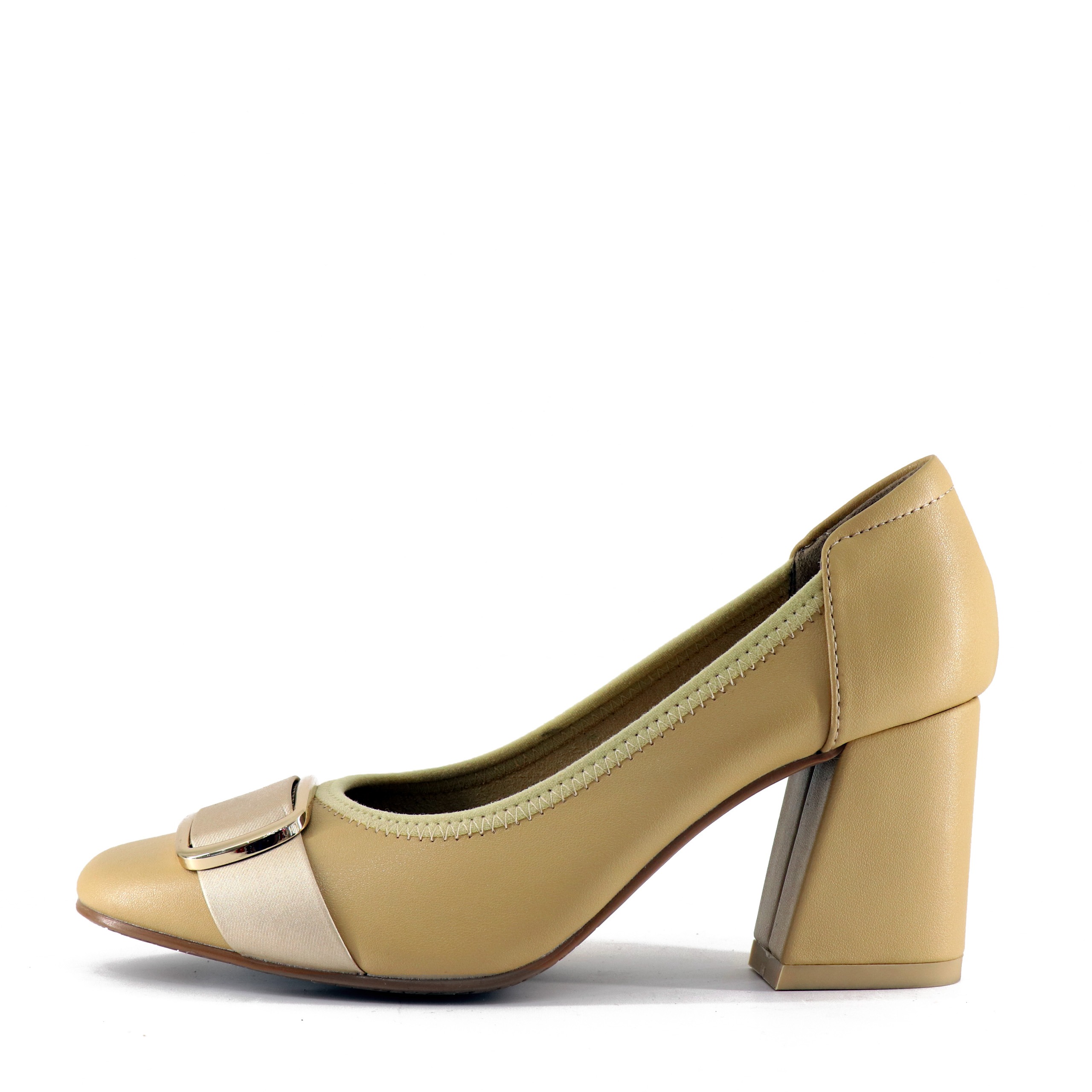 Giày Cao Gót Công Sở 7cm Bata 751-8115 - Màu Be