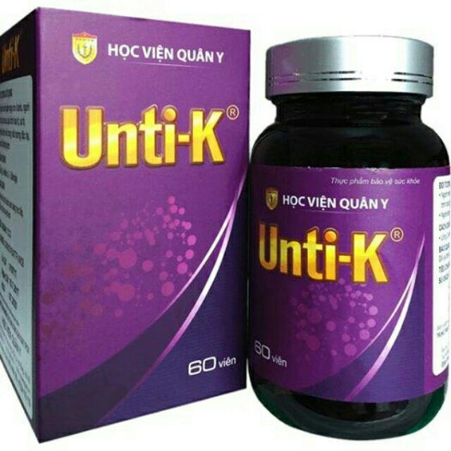 Unti - K reduce risk of tumour effective Military Medical University
