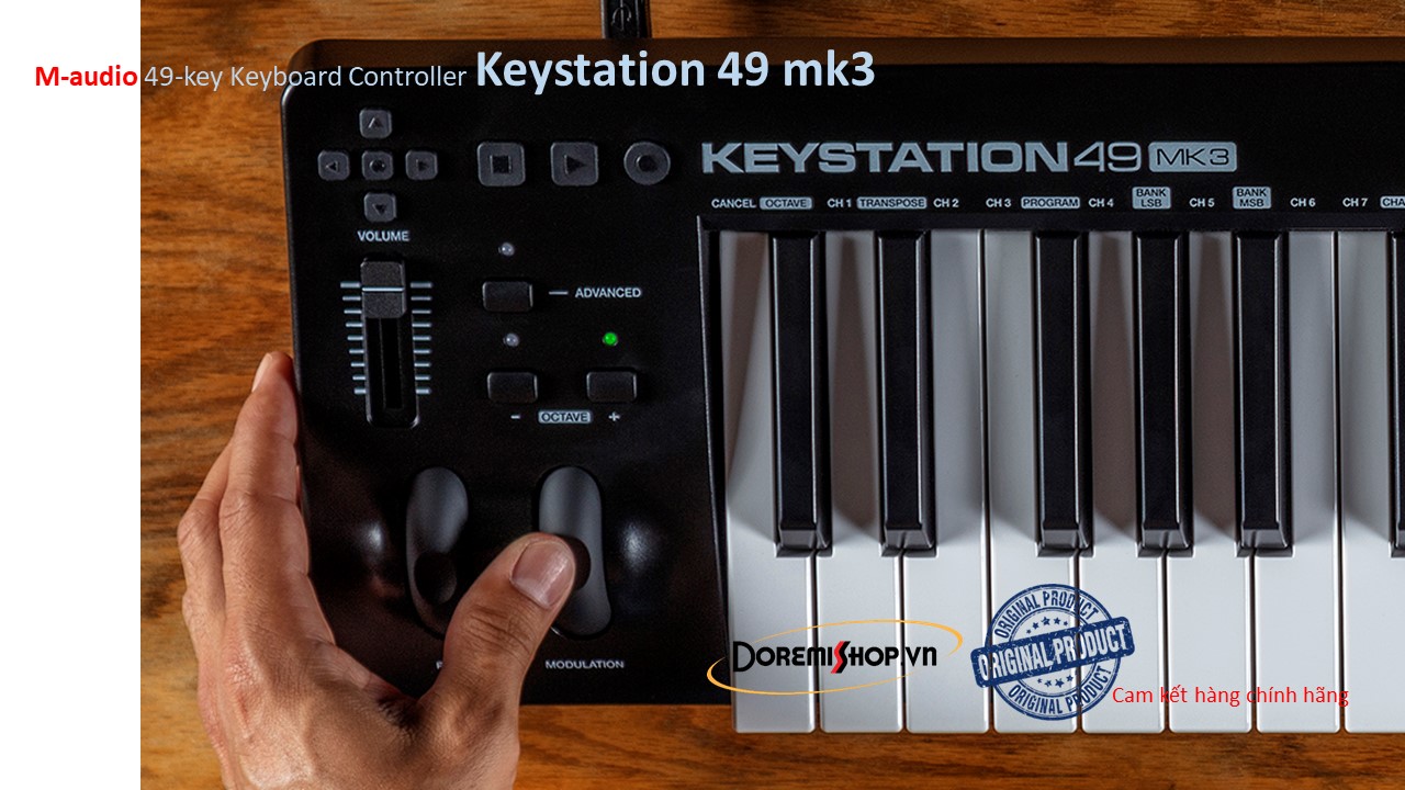 [HCM]Thiết bị đàn Midi Keyboard Controller M-Audio Keystation 49 MK3