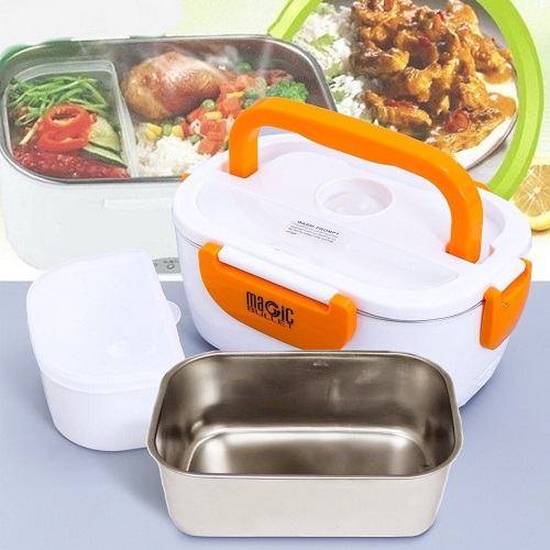 Hộp cơm điện - hộp cơm magic ruột inox