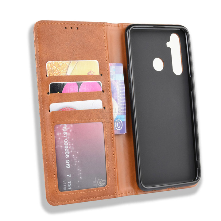 Bao da Realme C3 dạng ví Luxury Leather