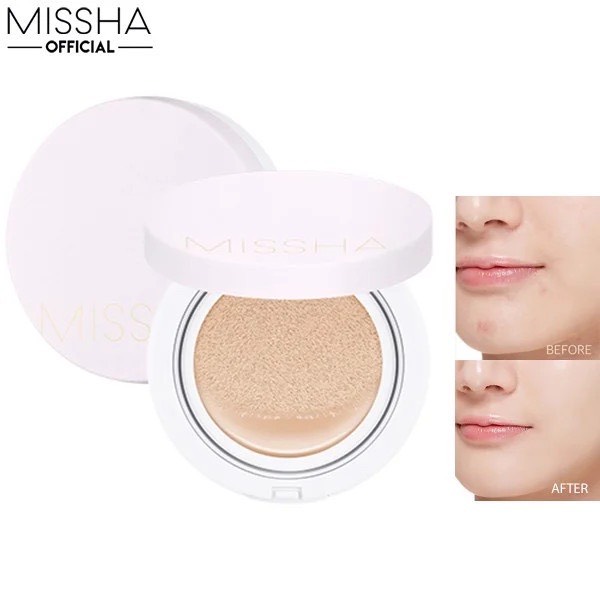 Phấn nước MISSHA Magic Cushion Cover Lasting SPF50+/PA+++ 15g (Hồng Nhạt)