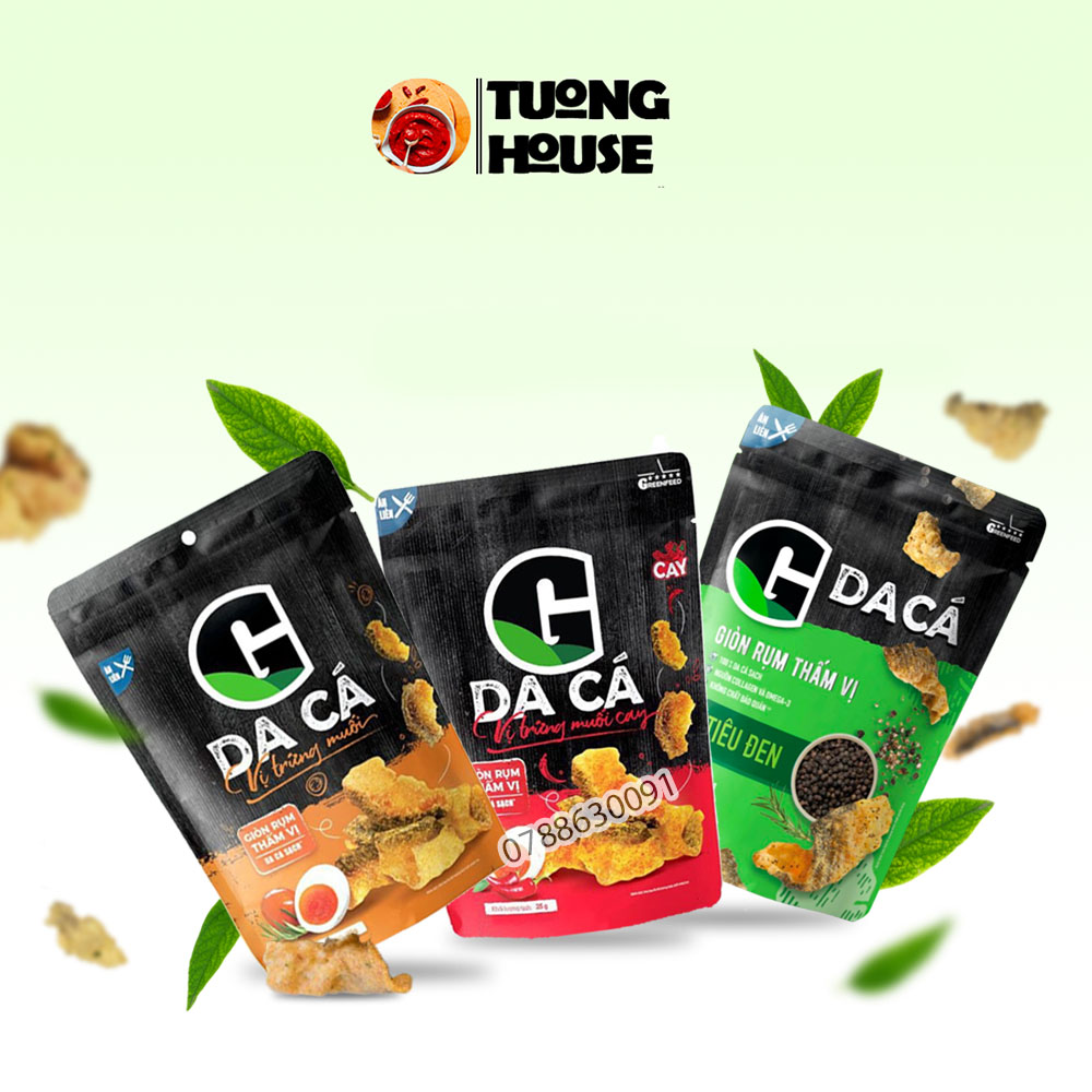 Da cá trứng muối G Kitchen bịch 25G