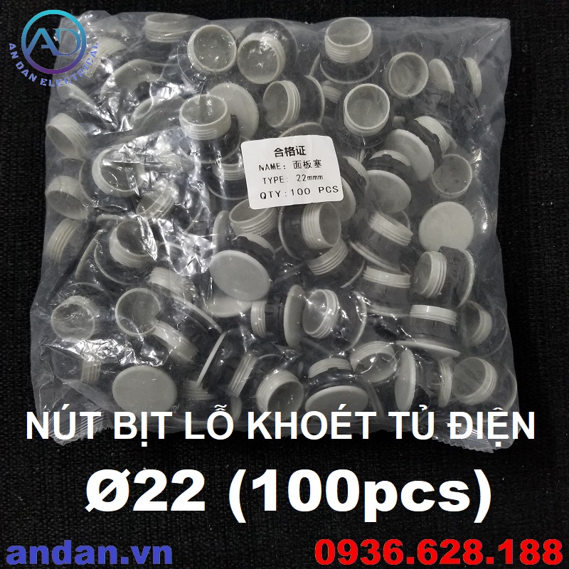 Nút bịt lỗ khoét tủ điện ø16 ø22 ø30, nắp bịt lỗ tủ điện phi 16 phi 22 phi 30, nút che lỗ tủ điện 16mm 22mm 30mm