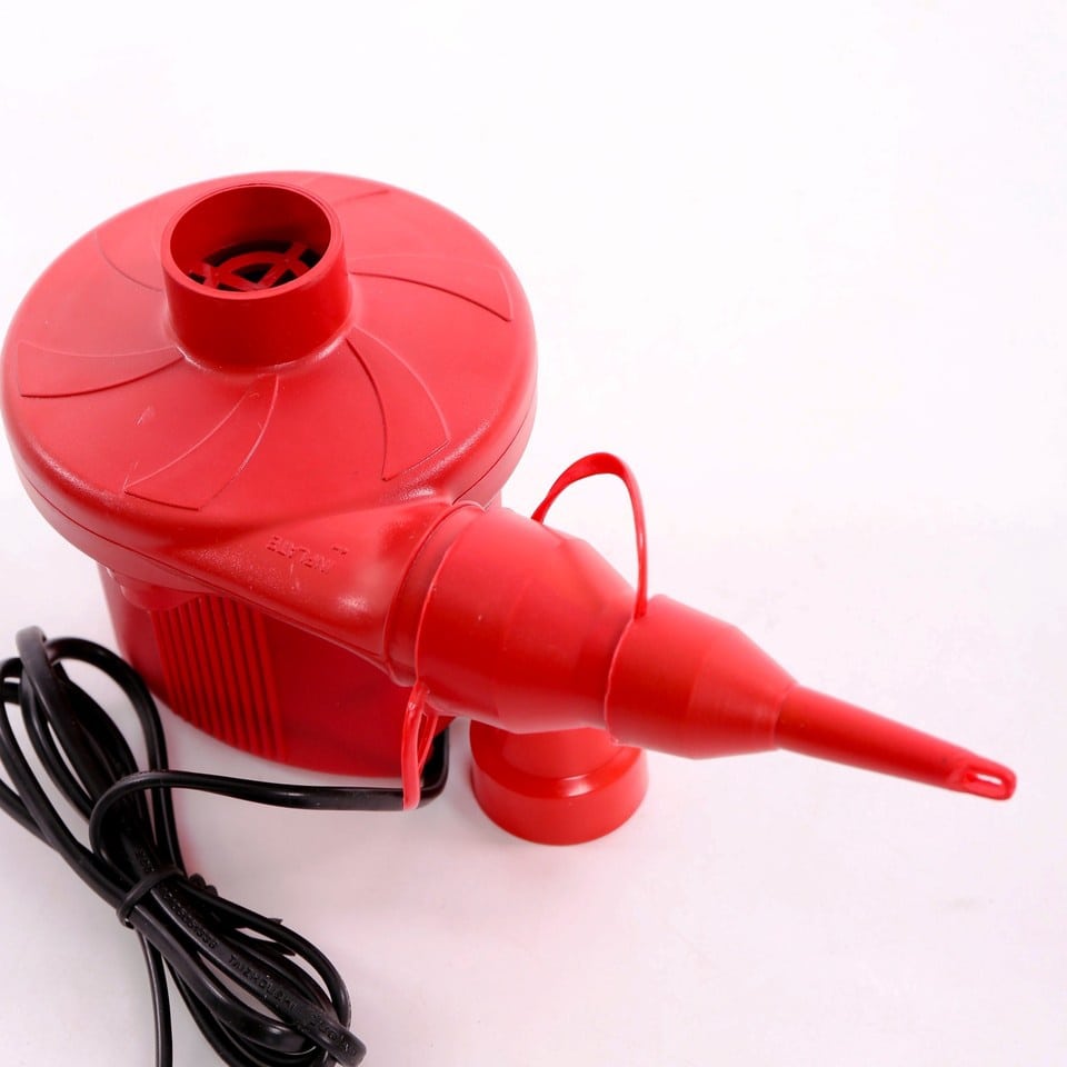 Bơm hơi điện mini 2 chiều full box đỏ