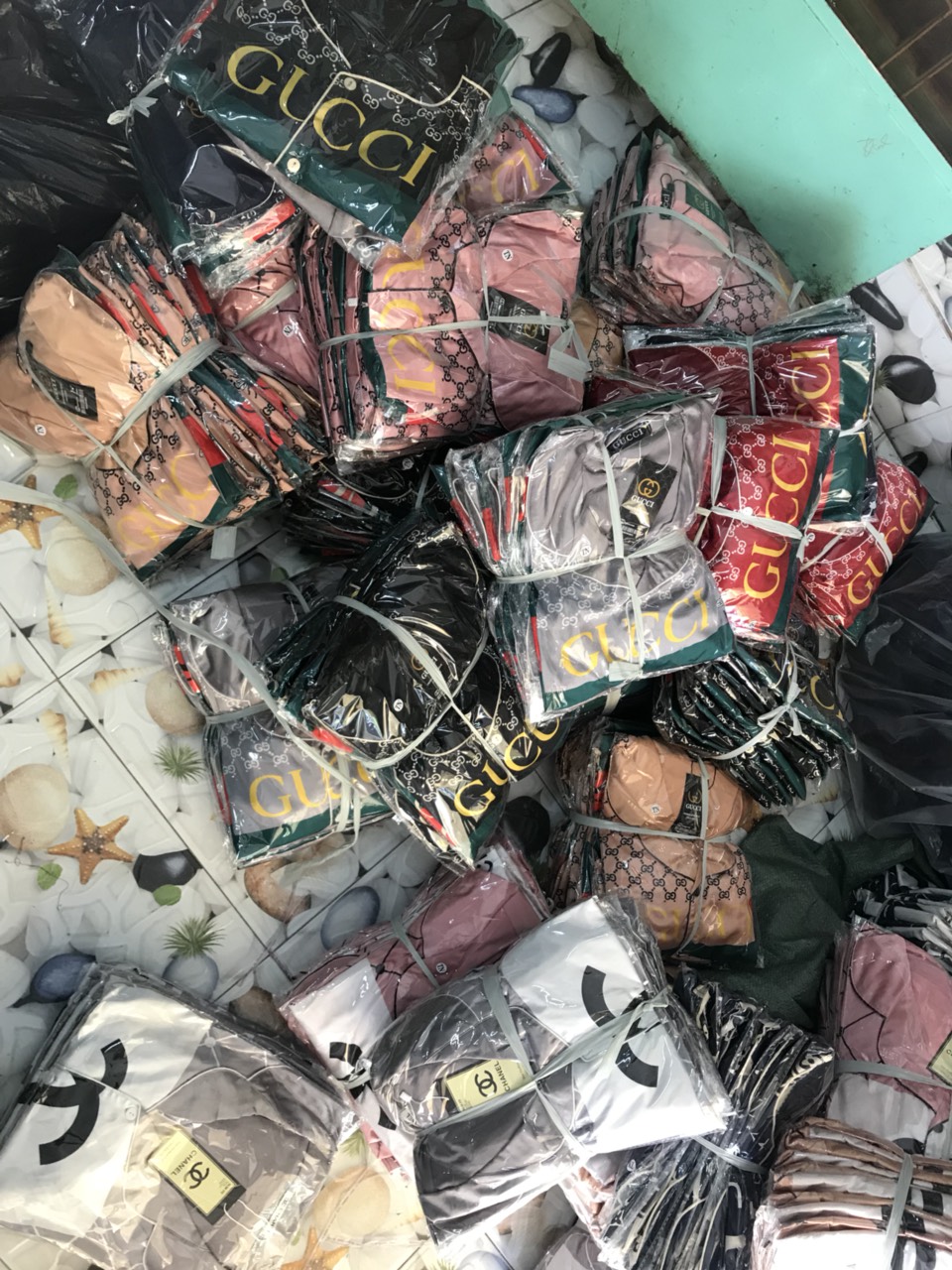 ĐỒ BỘ  PIJAMA SATIN GUCCI SIÊU CẤP