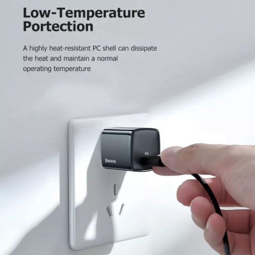 Củ sạc nhanh 20W Baseus Smart Cube Fast Charger 1C CCZC