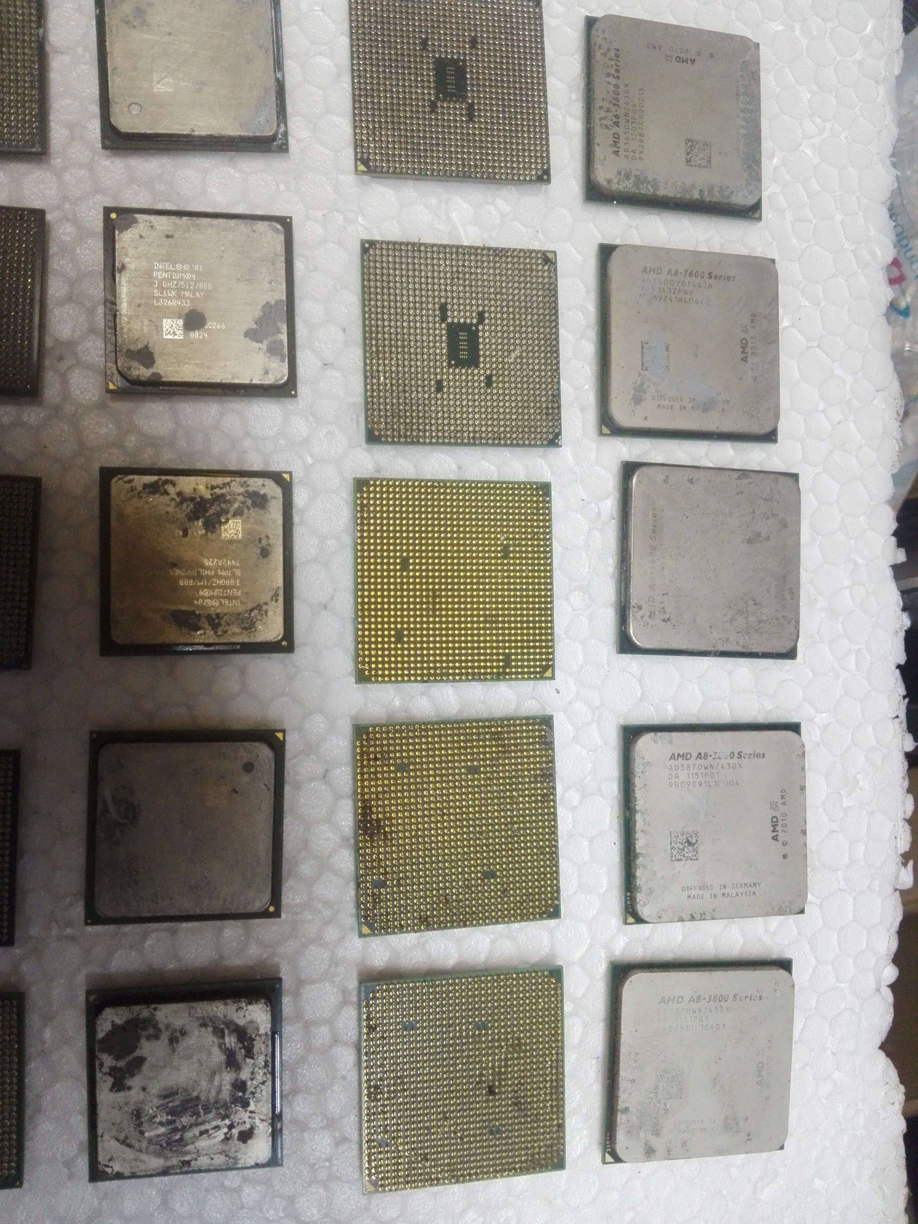 Chip CPU AMD Có Chân Hỏng Đời Cổ Cho Phân Kim Sưu Tầm Nghiên Cứu