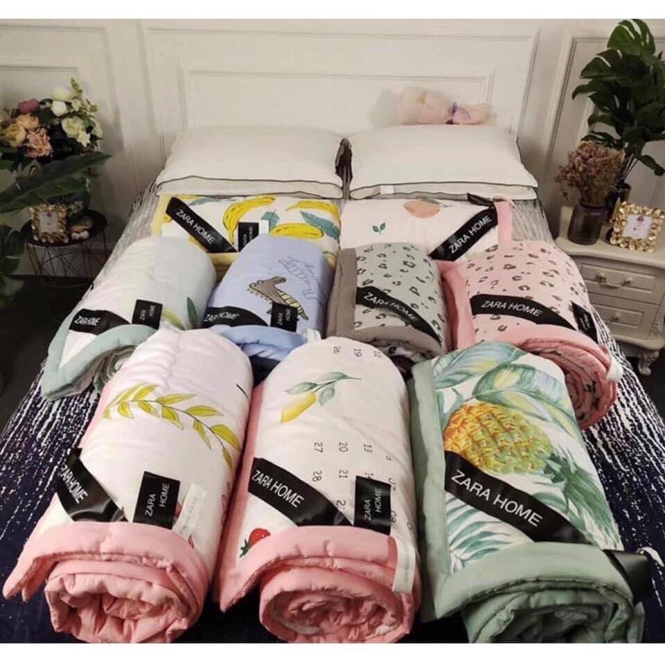 Chăn đũi Zara, chăn đũi hè thu , Chăn hè cotton ZR home cao cấp thoáng mát . thoải mái sử dụng