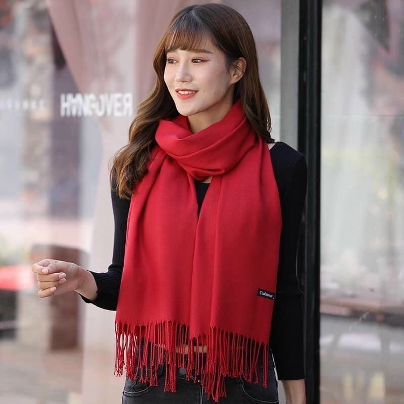 Khăn quàng Cashmere phong cách Hàn Quốc