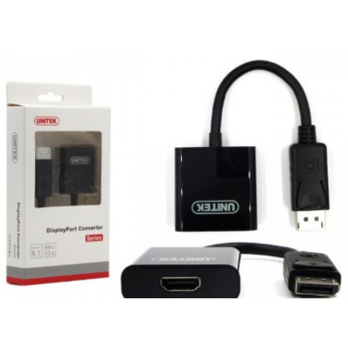 Cáp Displayport - HDMI 0.2m Unitek (Y 5118DA) (Female)