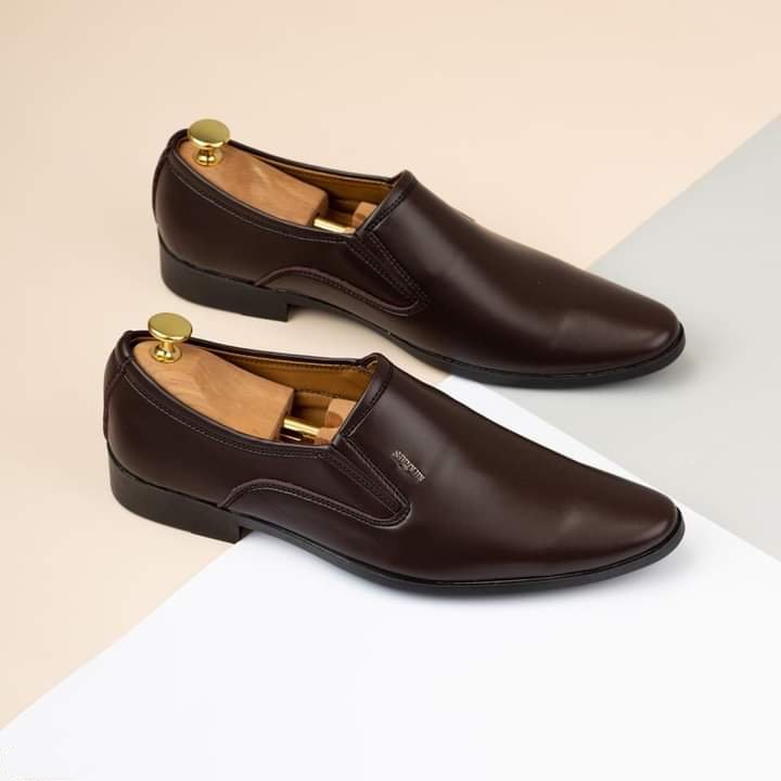 Giày Tây Nam Công Sở Lịch Lãm 2 màu nâu - đen đế được khâu chắc chắn (X118)